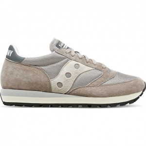 Beige Men's Saucony Jazz 81 Sneakers | SINGAPORE-CWYBF