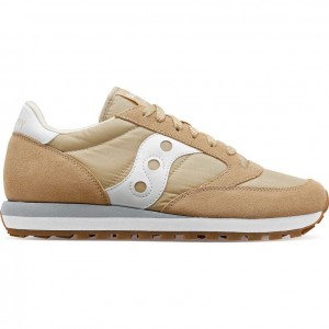 Beige Women's Saucony Jazz Original Sneakers | SG-COWVZ