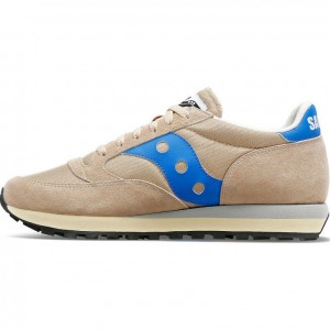 Beige / Blue Men's Saucony Jazz 81 Sneakers | SINGAPORE-VKRMB