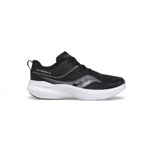 Black Big Kids' Saucony Kinvara 14 Sneakers | SG-JFRPU