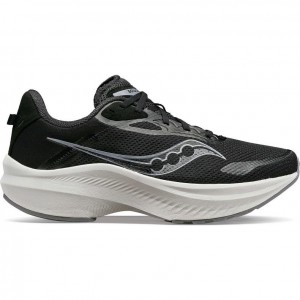 Black Men's Saucony Axon 3 Running Shoes | SG-PESZR