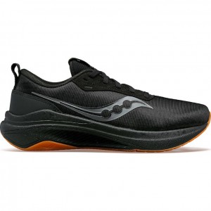 Black Men's Saucony Freedom Crossport Running Shoes | SINGAPORE-VODFM