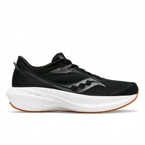 Black Men's Saucony Triumph 21 Running Shoes | SINGAPORE-GSZPD