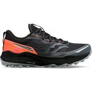 Black Men's Saucony Xodus Ultra 2 Trail Running Shoes | SG-EDXOC