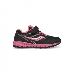 Black / Pink Big Kids' Saucony Cohesion TR14 A/C Sneakers | SINGAPORE-SYXBL