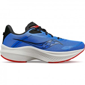 Blue Men's Saucony Axon 3 Running Shoes | SINGAPORE-XGNJS