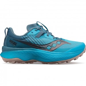 Blue Women's Saucony Endorphin Edge Trail Running Shoes | SG-KAVOP