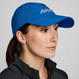 Blue Women's Saucony Outpace Hat | SINGAPORE-TOWHM