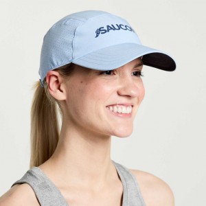 Blue Women's Saucony Outpace Hat | SINGAPORE-UZVHA