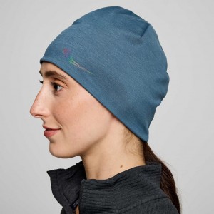 Blue Women's Saucony Solstice Beanie | SG-GKFEX