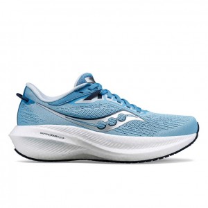 Blue Women's Saucony Triumph 21 Running Shoes | SINGAPORE-NPBIL