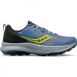 Blue / Black Men's Saucony Blaze TR Trail Running Shoes | SG-ATUVN