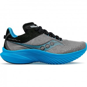 Blue / Grey Men's Saucony Kinvara 14 Running Shoes | SG-QLXJW