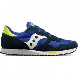 Blue / White / Light Green Men's Saucony DXN Sneakers | SG-VPLAM