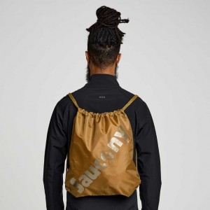 Brown Men's Saucony String Bag | SG-RJYAG