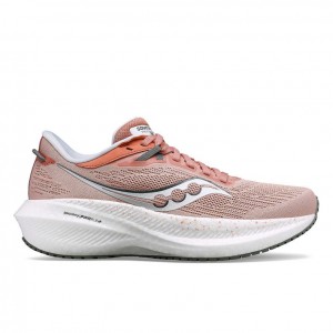 Coral Women's Saucony Triumph 21 Running Shoes | SG-LIVXH