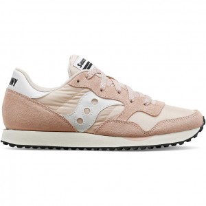 Coral / White Women's Saucony DXN Sneakers | SG-THDFA