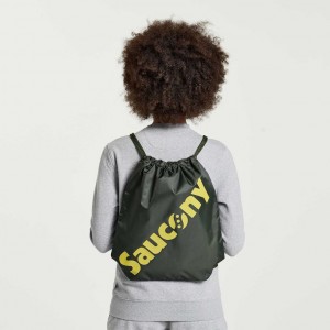 Dark Green Women's Saucony String Bag | SINGAPORE-ZGDMO