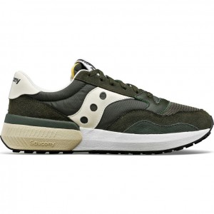 Green / Cream Women's Saucony Jazz NXT Sneakers | SG-UPEYA