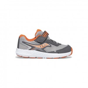 Grey Little Kids' Saucony Ride 10 Jr. Sneakers | SG-SRUNI