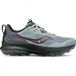 Grey Men's Saucony Blaze TR Trail Running Shoes | SINGAPORE-NYSEL