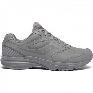 Grey Men's Saucony Integrity Walker 3 Walking Shoes | SINGAPORE-GWPLZ