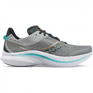 Grey Men's Saucony Kinvara 14 Running Shoes | SG-ORAMF