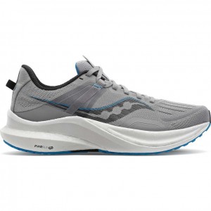 Grey Men's Saucony Tempus Wide Running Shoes | SINGAPORE-GXSJK