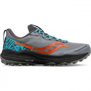 Grey Men's Saucony Xodus Ultra 2 Trail Running Shoes | SINGAPORE-KWOJU