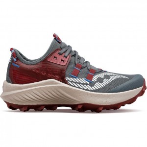 Grey Women's Saucony Endorphin Rift Trail Running Shoes | SINGAPORE-MKIQC