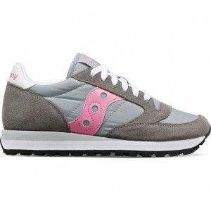 Grey Women's Saucony Jazz Original Sneakers | SINGAPORE-FMGET