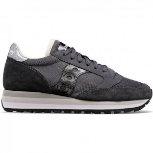 Grey Women's Saucony Jazz Triple Sneakers | SG-EFIKY