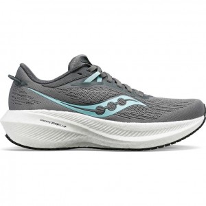 Grey Women's Saucony Triumph 21 Running Shoes | SG-ZIDNE