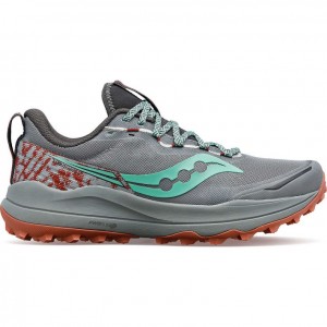 Grey Women's Saucony Xodus Ultra 2 Trail Running Shoes | SINGAPORE-KHDXJ