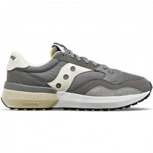 Grey / Cream Women's Saucony Jazz NXT Sneakers | SINGAPORE-MYHRZ