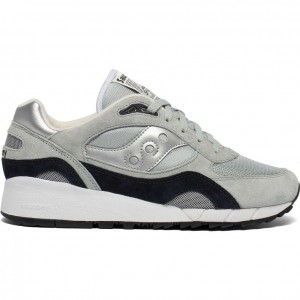 Grey / Silver Men's Saucony Shadow 6000 Sneakers | SINGAPORE-GZSAV