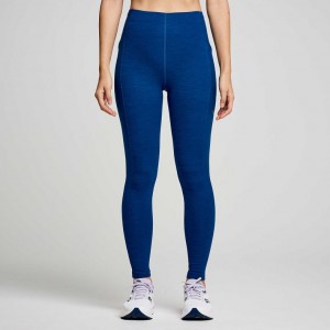 Indigo Women's Saucony Solstice Tight | SG-WMYZL