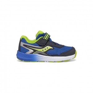 Navy Little Kids' Saucony Ride 10 Jr. Sneakers | SINGAPORE-ACLRJ