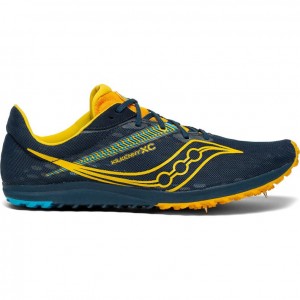 Navy Men's Saucony Kilkenny XC9 Spikes | SINGAPORE-JWKMD