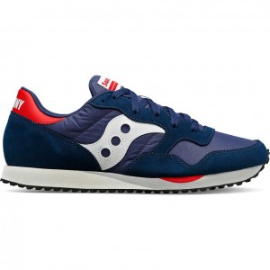 Navy Women's Saucony DXN Sneakers | SINGAPORE-YLETN