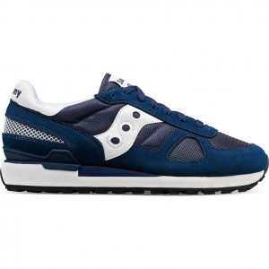 Navy / White Men's Saucony Shadow Original Sneakers | SG-RJXAD