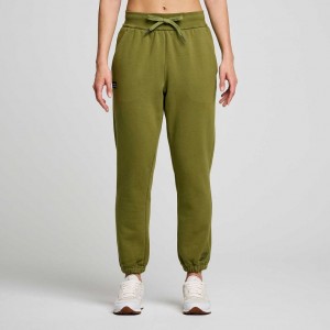 Olive Men's Saucony Recovery Jogger | SG-MJOXA