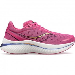 Pink Women's Saucony Endorphin Speed 3 Running Shoes | SG-HSFWK