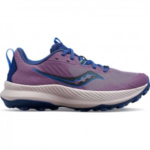 Purple Women's Saucony Blaze TR Trail Running Shoes | SG-AZINL