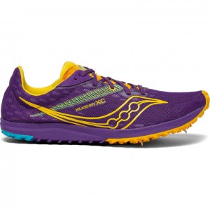 Purple Women's Saucony Kilkenny XC9 Spikes | SG-XUEFR