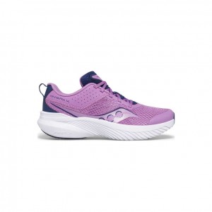 Purple / Indigo Big Kids' Saucony Kinvara 14 Sneakers | SINGAPORE-PEIYF