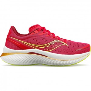 Red Women's Saucony Endorphin Speed 3 Running Shoes | SINGAPORE-CXIYR