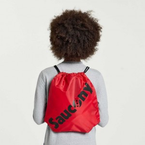 Red Women's Saucony String Bag | SG-WRFYZ