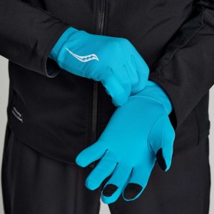 Turquoise Men's Saucony Solstice Gloves | SINGAPORE-CNMOR