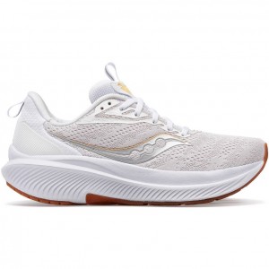 White Men's Saucony Echelon 9 Wide Running Shoes | SG-LNRKS